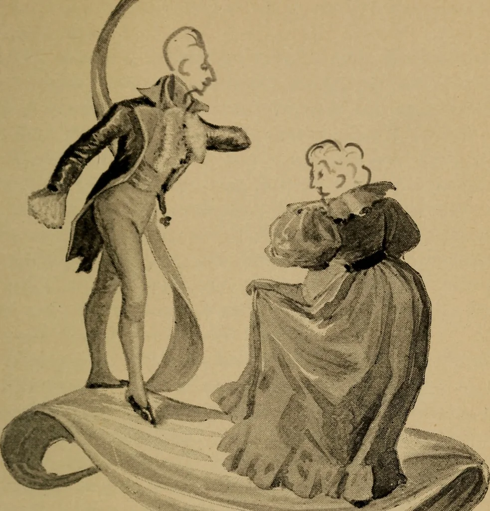 An illustration from Sartor resartus; the life and opinions of Herr Teufelsdröckh, 1893, leaf 66