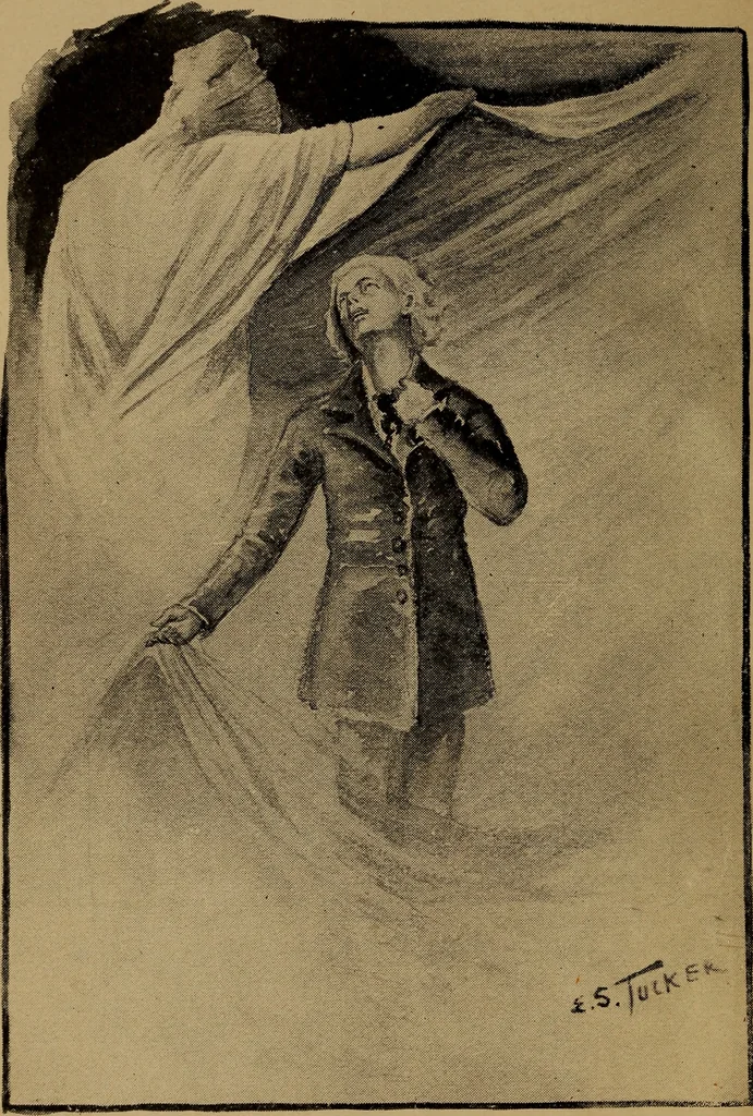 An illustration from Sartor resartus; the life and opinions of Herr Teufelsdröckh, 1893, leaf 7