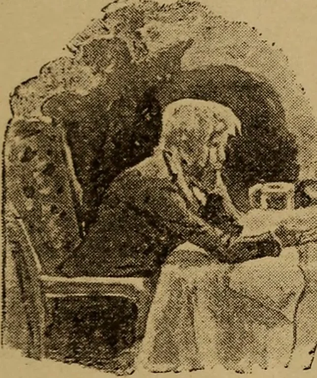 An illustration from Sartor resartus; the life and opinions of Herr Teufelsdröckh, 1893, leaf 8
