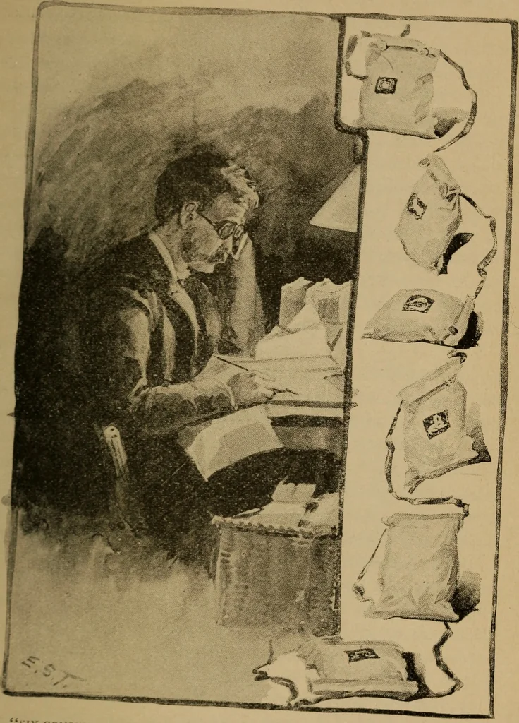 An illustration from Sartor resartus; the life and opinions of Herr Teufelsdröckh, 1893, leaf 94