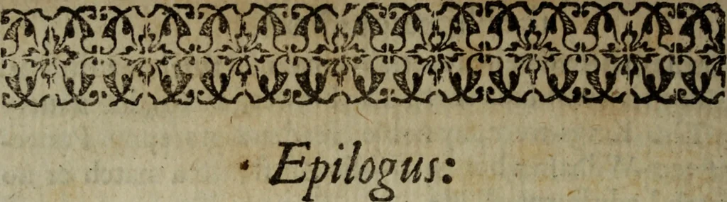 An illustration from Satiro-mastix. Or The vntrussing of the Humorous Poet. As it hath bin presented publikely, by the Right Honorable, the Lord Chamberlaine his Seruants; and priuately, by the Children of Paules, 1602, leaf 95