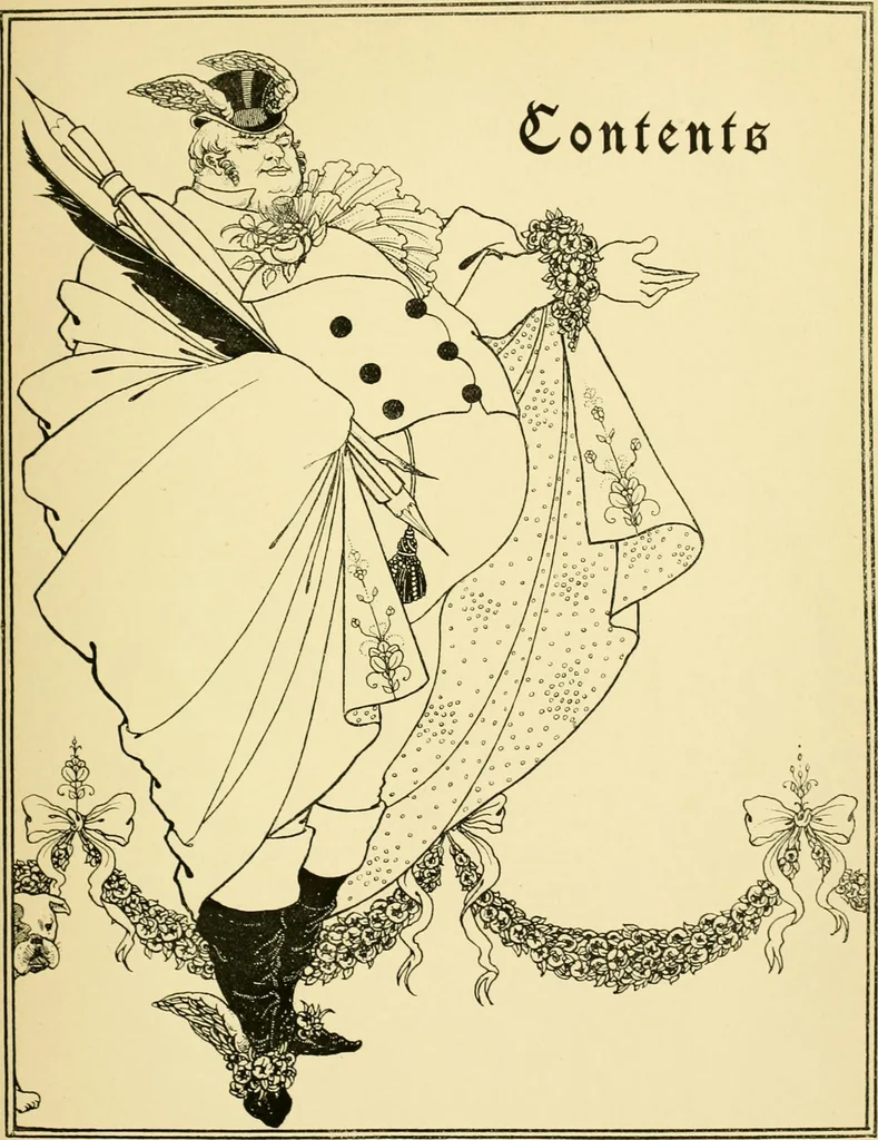An illustration from The Savoy, 1896, leaf 12