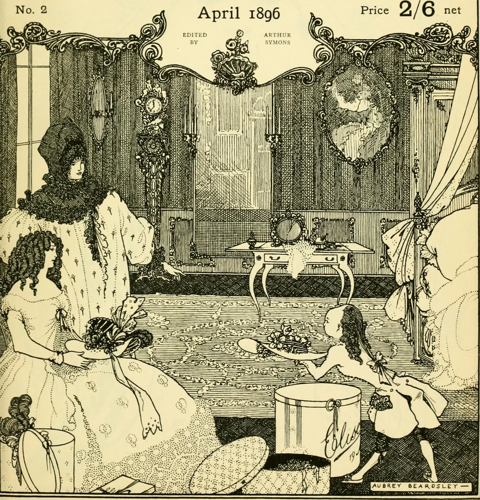 An illustration from The Savoy, 1896, leaf 182