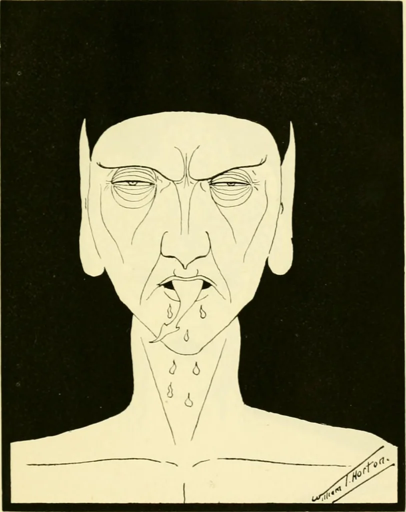 An illustration from The Savoy, 1896, leaf 254