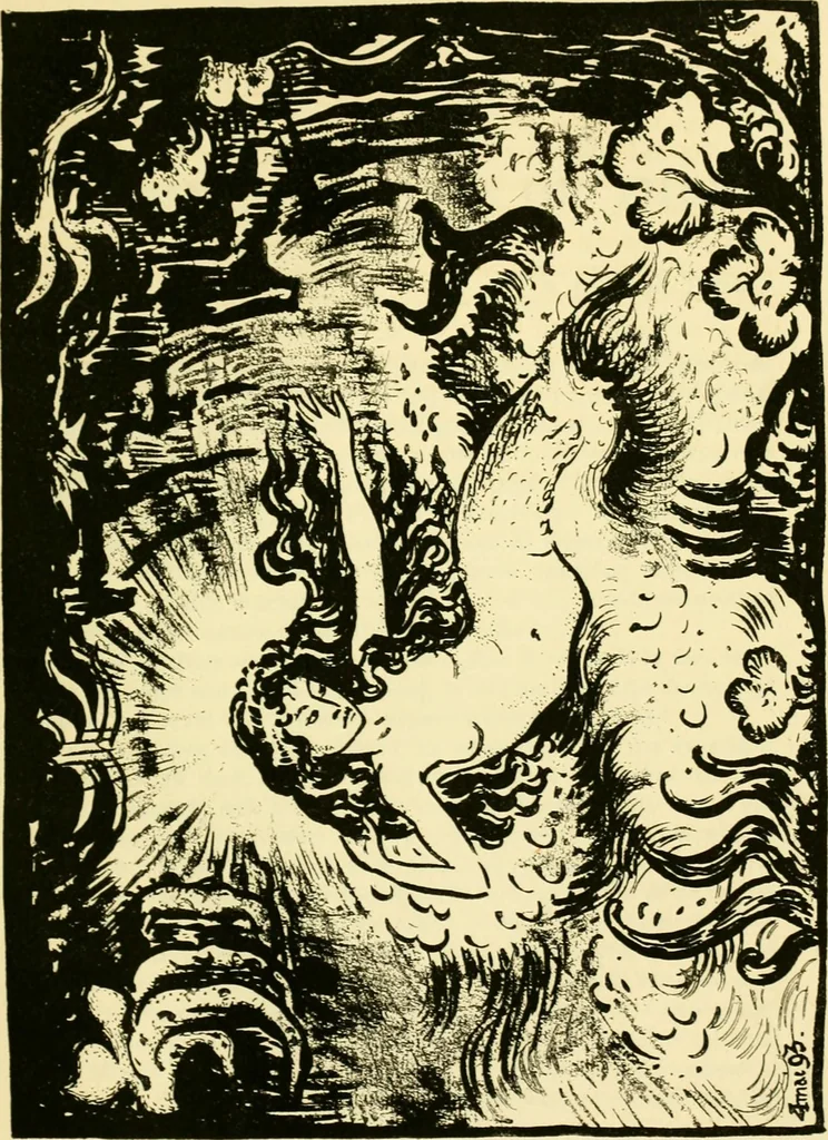 An illustration from The Savoy, 1896, leaf 352