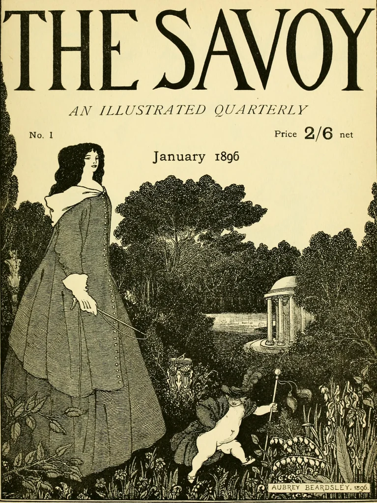 An illustration from The Savoy, 1896, leaf 6