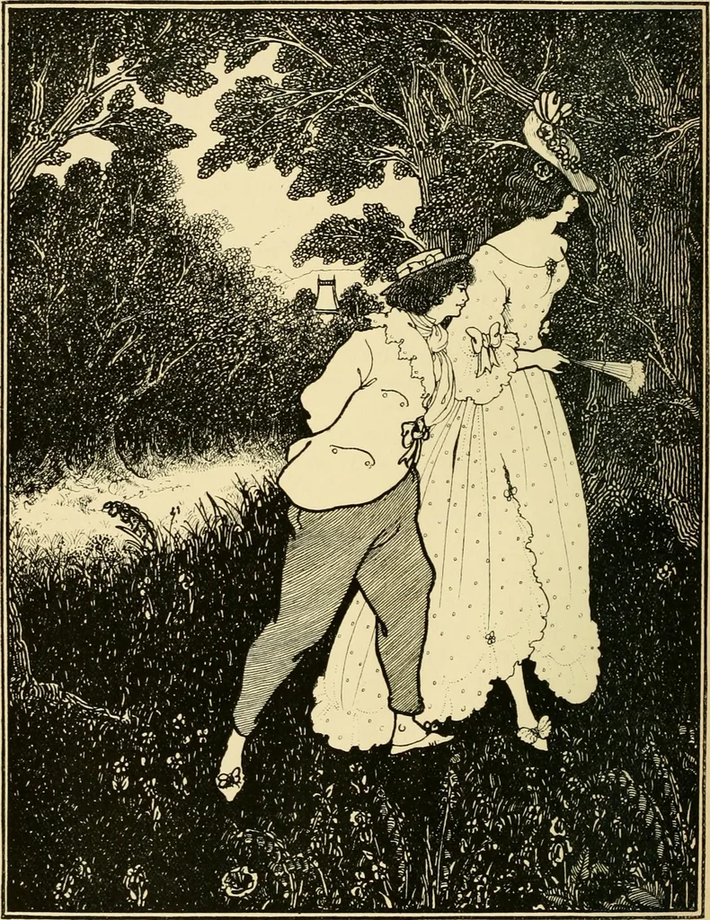 An illustration from The Savoy, 1896, leaf 69