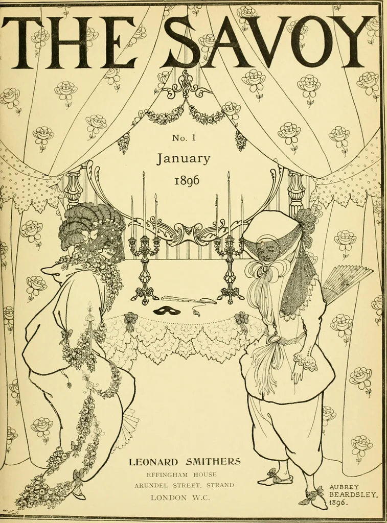 An illustration from The Savoy, 1896, leaf 8