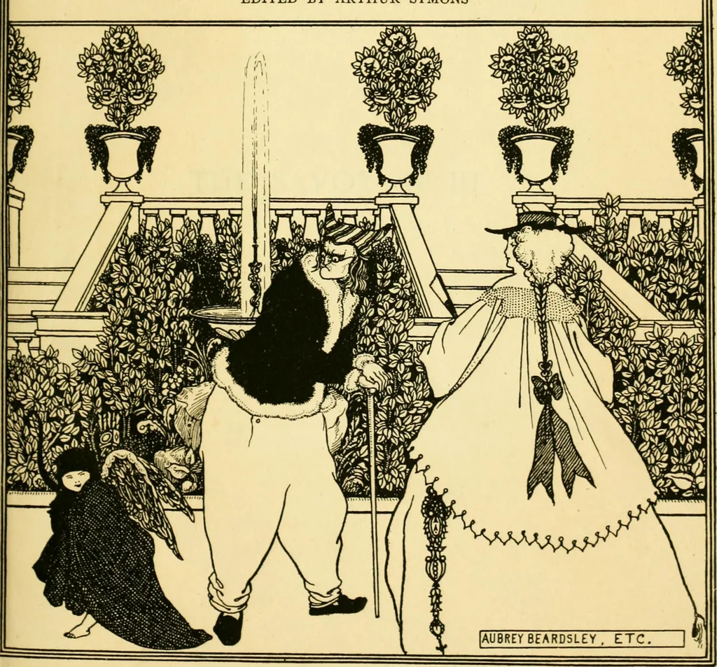 An illustration from The Savoy, 1896, leaf 4