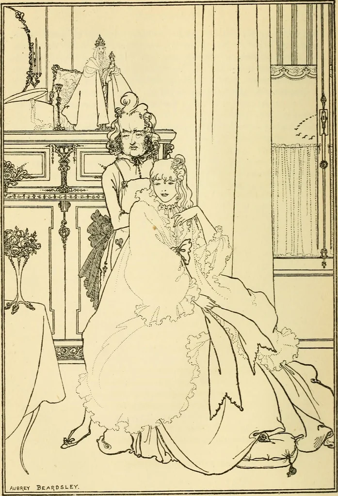 An illustration from The Savoy, 1896, leaf 93