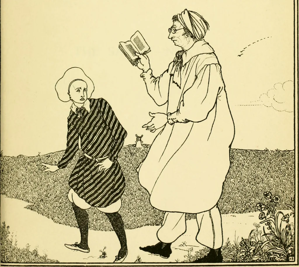 An illustration from The Savoy, 1896, leaf 104