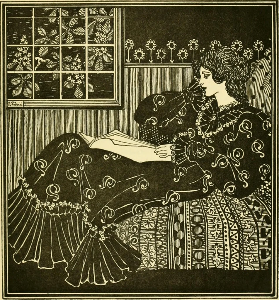 An illustration from The Savoy, 1896, leaf 180
