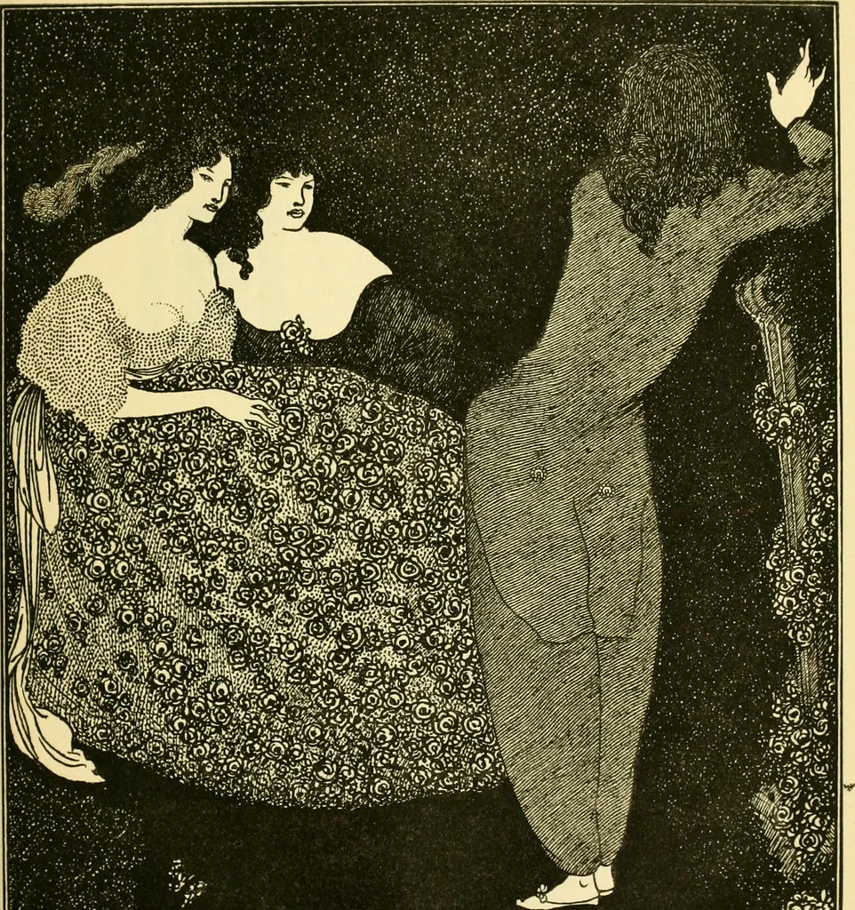 An illustration from The Savoy, 1896, leaf 212