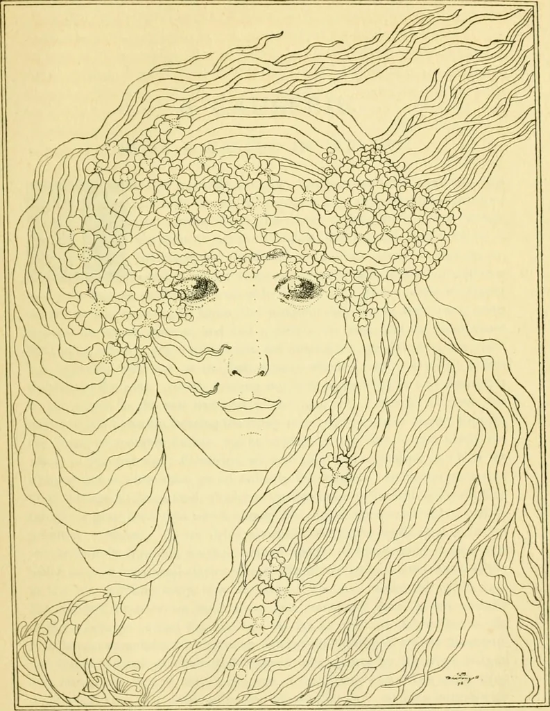 An illustration from The Savoy, 1896, leaf 94