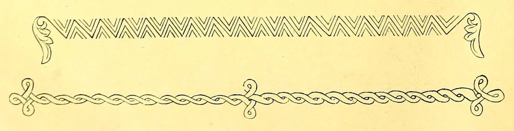 An illustration from Sbornik izobrazhenīĭ Spasiteli︠a︡, Bozhĭeĭ Materi i drugikh svi︠a︡tykh s X v. po XV v.; konechnykh ukrashenīĭ, zastavok, zaglavnykh bukv s 835 g. po XVII v., gravirovannykh s grecheskikh i slavi︠a︡nskikh rukopiseĭ na derevi︠e︡ graverom Ryzhovym, 1885, leaf 56