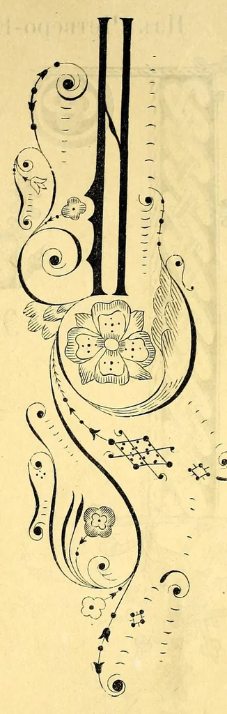 An illustration from Sbornik izobrazhenīĭ Spasiteli︠a︡, Bozhĭeĭ Materi i drugikh svi︠a︡tykh s X v. po XV v.; konechnykh ukrashenīĭ, zastavok, zaglavnykh bukv s 835 g. po XVII v., gravirovannykh s grecheskikh i slavi︠a︡nskikh rukopiseĭ na derevi︠e︡ graverom Ryzhovym, 1885, leaf 83