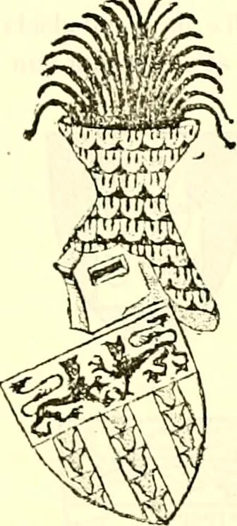 An illustration from Sceaux armoríes des Pays-Bas et des pays avoisinants (Belgique--Royaume des Pays-Bas--Luxembourg--Allemagne--France) recueil historique et héraldique, 1898, leaf 140