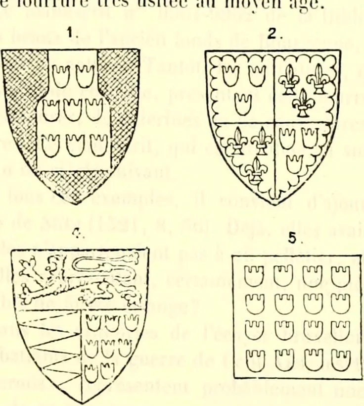 An illustration from Sceaux armoríes des Pays-Bas et des pays avoisinants (Belgique--Royaume des Pays-Bas--Luxembourg--Allemagne--France) recueil historique et héraldique, 1898, leaf 142