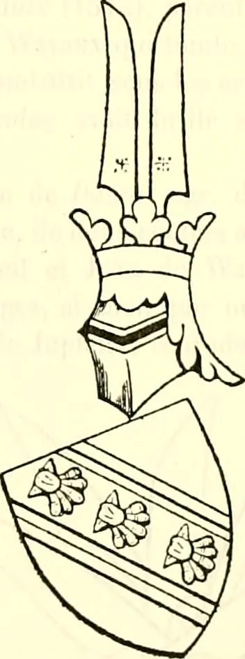 An illustration from Sceaux armoríes des Pays-Bas et des pays avoisinants (Belgique--Royaume des Pays-Bas--Luxembourg--Allemagne--France) recueil historique et héraldique, 1898, leaf 156