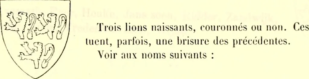 An illustration from Sceaux armoríes des Pays-Bas et des pays avoisinants (Belgique--Royaume des Pays-Bas--Luxembourg--Allemagne--France) recueil historique et héraldique, 1898, leaf 234