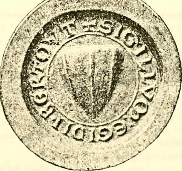 An illustration from Sceaux armoríes des Pays-Bas et des pays avoisinants (Belgique--Royaume des Pays-Bas--Luxembourg--Allemagne--France) recueil historique et héraldique, 1898, leaf 320