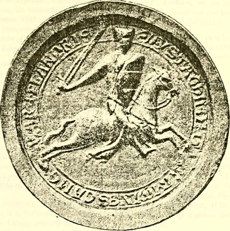 An illustration from Sceaux armoríes des Pays-Bas et des pays avoisinants (Belgique--Royaume des Pays-Bas--Luxembourg--Allemagne--France) recueil historique et héraldique, 1898, leaf 330
