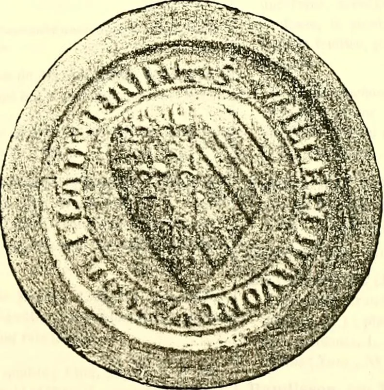 An illustration from Sceaux armoríes des Pays-Bas et des pays avoisinants (Belgique--Royaume des Pays-Bas--Luxembourg--Allemagne--France) recueil historique et héraldique, 1898, leaf 380