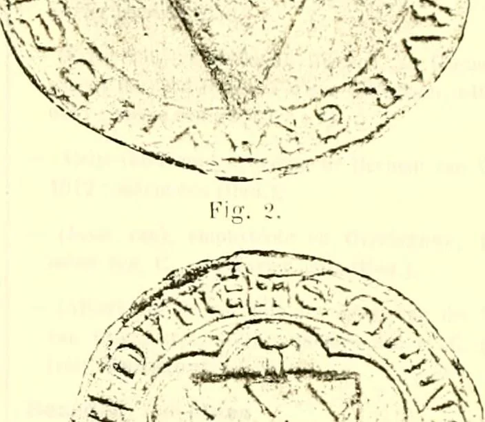 An illustration from Sceaux armoríes des Pays-Bas et des pays avoisinants (Belgique--Royaume des Pays-Bas--Luxembourg--Allemagne--France) recueil historique et héraldique, 1898, leaf 410