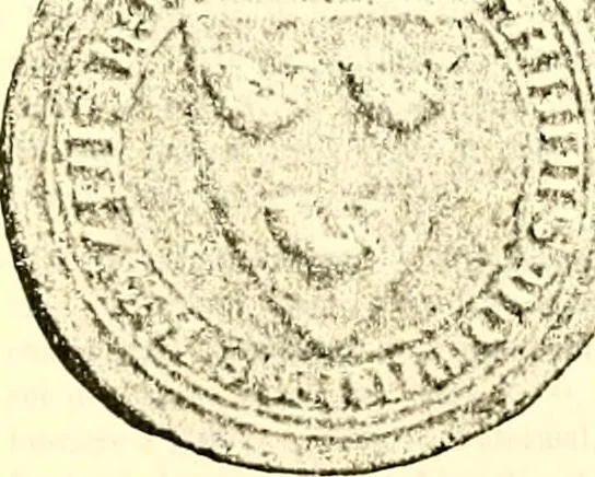 An illustration from Sceaux armoríes des Pays-Bas et des pays avoisinants (Belgique--Royaume des Pays-Bas--Luxembourg--Allemagne--France) recueil historique et héraldique, 1898, leaf 428