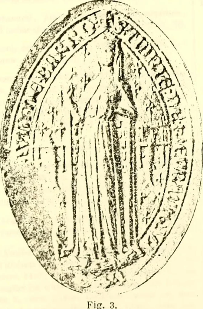 An illustration from Sceaux armoríes des Pays-Bas et des pays avoisinants (Belgique--Royaume des Pays-Bas--Luxembourg--Allemagne--France) recueil historique et héraldique, 1898, leaf 484