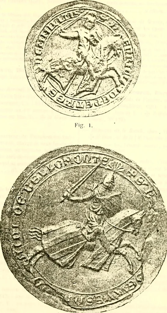 An illustration from Sceaux armoríes des Pays-Bas et des pays avoisinants (Belgique--Royaume des Pays-Bas--Luxembourg--Allemagne--France) recueil historique et héraldique, 1898, leaf 522