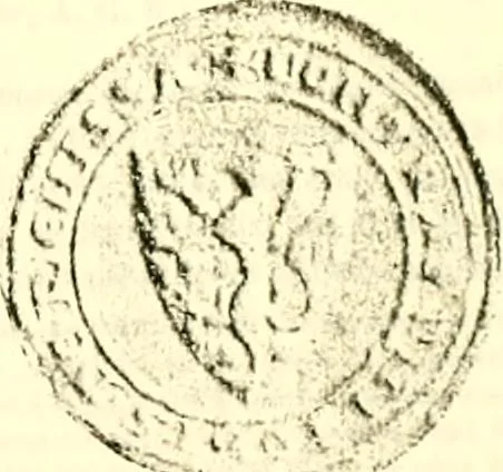 An illustration from Sceaux armoríes des Pays-Bas et des pays avoisinants (Belgique--Royaume des Pays-Bas--Luxembourg--Allemagne--France) recueil historique et héraldique, 1898, leaf 540