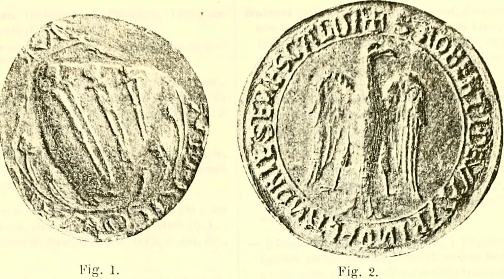 An illustration from Sceaux armoríes des Pays-Bas et des pays avoisinants (Belgique--Royaume des Pays-Bas--Luxembourg--Allemagne--France) recueil historique et héraldique, 1898, leaf 624