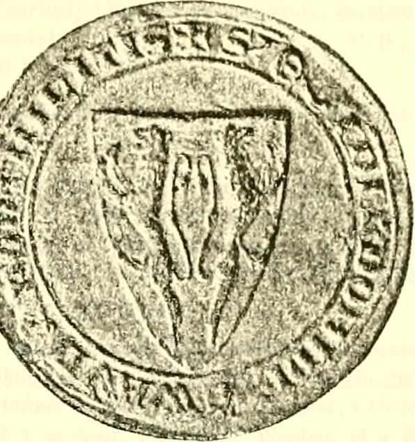 An illustration from Sceaux armoríes des Pays-Bas et des pays avoisinants (Belgique--Royaume des Pays-Bas--Luxembourg--Allemagne--France) recueil historique et héraldique, 1898, leaf 652