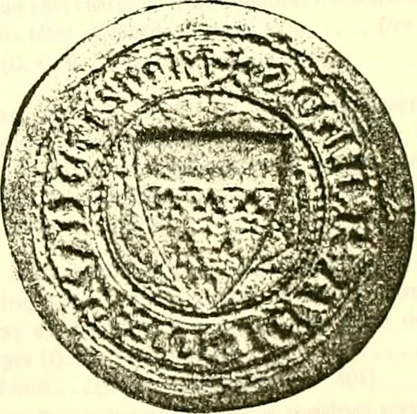 An illustration from Sceaux armoríes des Pays-Bas et des pays avoisinants (Belgique--Royaume des Pays-Bas--Luxembourg--Allemagne--France) recueil historique et héraldique, 1898, leaf 708