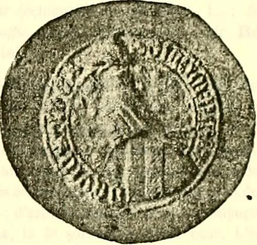 An illustration from Sceaux armoríes des Pays-Bas et des pays avoisinants (Belgique--Royaume des Pays-Bas--Luxembourg--Allemagne--France) recueil historique et héraldique, 1898, leaf 718