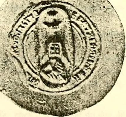 An illustration from Sceaux armoríes des Pays-Bas et des pays avoisinants (Belgique--Royaume des Pays-Bas--Luxembourg--Allemagne--France) recueil historique et héraldique, 1898, leaf 718