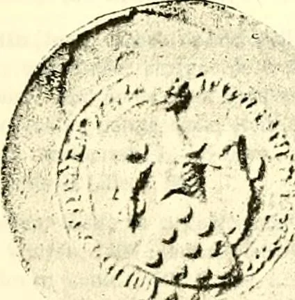 An illustration from Sceaux armoríes des Pays-Bas et des pays avoisinants (Belgique--Royaume des Pays-Bas--Luxembourg--Allemagne--France) recueil historique et héraldique, 1898, leaf 736