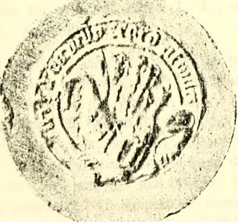 An illustration from Sceaux armoríes des Pays-Bas et des pays avoisinants (Belgique--Royaume des Pays-Bas--Luxembourg--Allemagne--France) recueil historique et héraldique, 1898, leaf 792