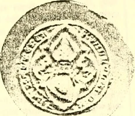 An illustration from Sceaux armoríes des Pays-Bas et des pays avoisinants (Belgique--Royaume des Pays-Bas--Luxembourg--Allemagne--France) recueil historique et héraldique, 1898, leaf 848
