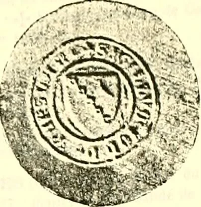 An illustration from Sceaux armoríes des Pays-Bas et des pays avoisinants (Belgique--Royaume des Pays-Bas--Luxembourg--Allemagne--France) recueil historique et héraldique, 1898, leaf 848