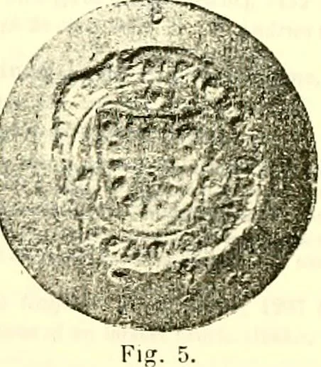 An illustration from Sceaux armoríes des Pays-Bas et des pays avoisinants (Belgique--Royaume des Pays-Bas--Luxembourg--Allemagne--France) recueil historique et héraldique, 1898, leaf 858