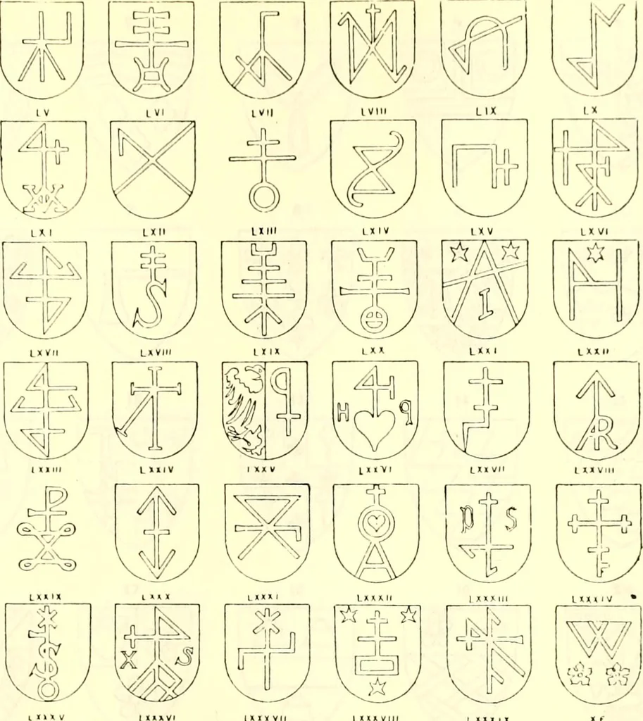 An illustration from Sceaux armoríes des Pays-Bas et des pays avoisinants (Belgique--Royaume des Pays-Bas--Luxembourg--Allemagne--France) recueil historique et héraldique, 1898, leaf 940