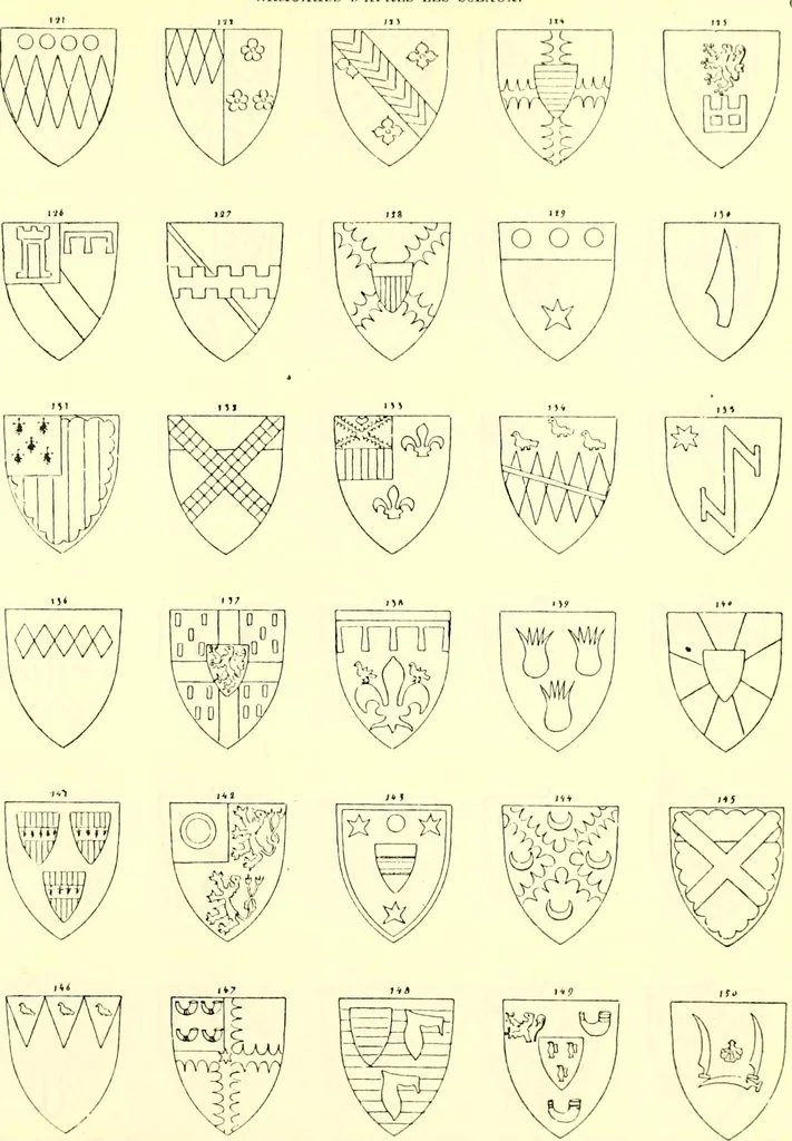 An illustration from Sceaux armoríes des Pays-Bas et des pays avoisinants (Belgique--Royaume des Pays-Bas--Luxembourg--Allemagne--France) recueil historique et héraldique, 1898, leaf 950