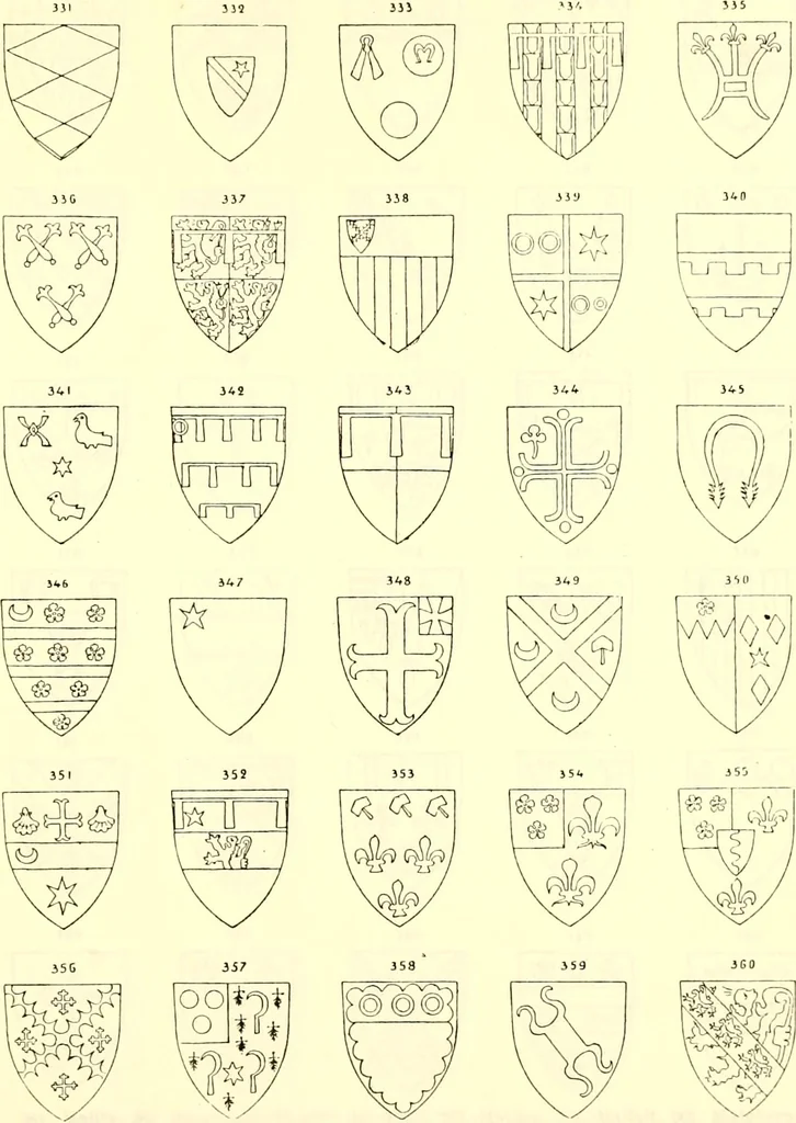 An illustration from Sceaux armoríes des Pays-Bas et des pays avoisinants (Belgique--Royaume des Pays-Bas--Luxembourg--Allemagne--France) recueil historique et héraldique, 1898, leaf 964