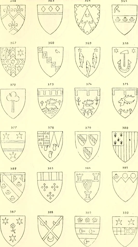 An illustration from Sceaux armoríes des Pays-Bas et des pays avoisinants (Belgique--Royaume des Pays-Bas--Luxembourg--Allemagne--France) recueil historique et héraldique, 1898, leaf 966