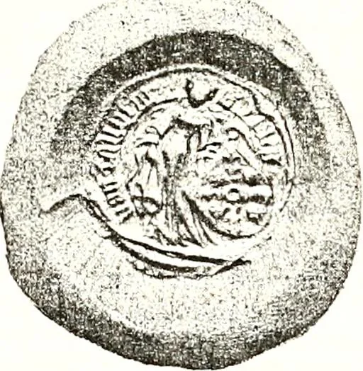 An illustration from Sceaux armoríes des Pays-Bas et des pays avoisinants (Belgique--Royaume des Pays-Bas--Luxembourg--Allemagne--France) recueil historique et héraldique, 1898, leaf 110