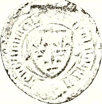 An illustration from Sceaux armoríes des Pays-Bas et des pays avoisinants (Belgique--Royaume des Pays-Bas--Luxembourg--Allemagne--France) recueil historique et héraldique, 1898, leaf 16
