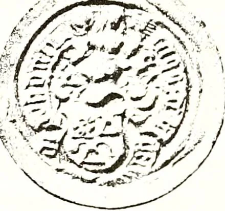 An illustration from Sceaux armoríes des Pays-Bas et des pays avoisinants (Belgique--Royaume des Pays-Bas--Luxembourg--Allemagne--France) recueil historique et héraldique, 1898, leaf 220