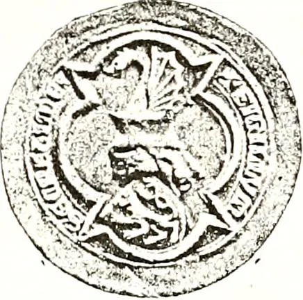 An illustration from Sceaux armoríes des Pays-Bas et des pays avoisinants (Belgique--Royaume des Pays-Bas--Luxembourg--Allemagne--France) recueil historique et héraldique, 1898, leaf 294